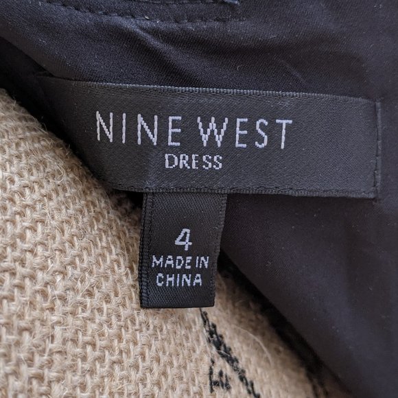 Nine West Jacquard Fit and Flare dress - Picture 4 of 5